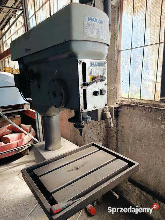 Wiertarka słupowa MAXION BS 35 G z funkcją Produkcja Rawicz