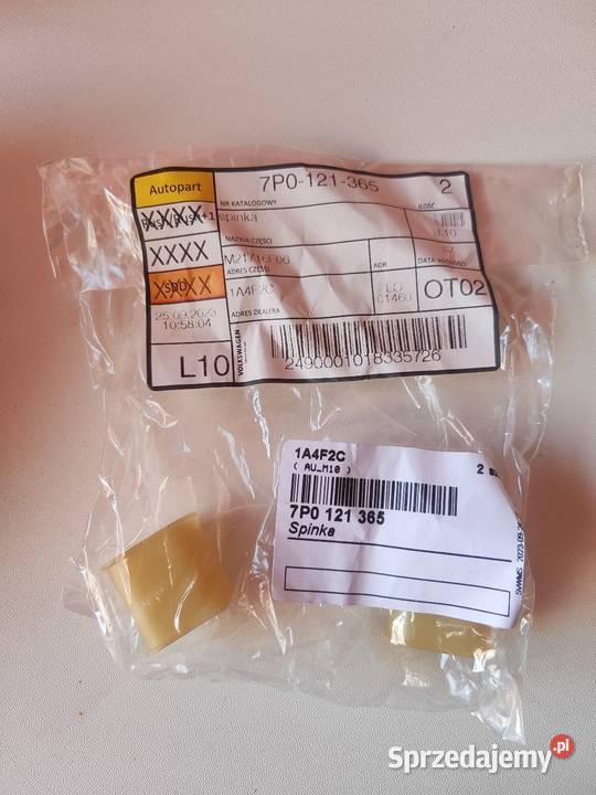 Zestaw mocowań górnych chłodnicy wody CRAFTER Rok produkcji 2019 Kozienice