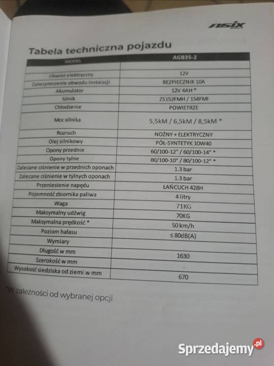 Asix xb28 125 4t cross Mokra Wieś