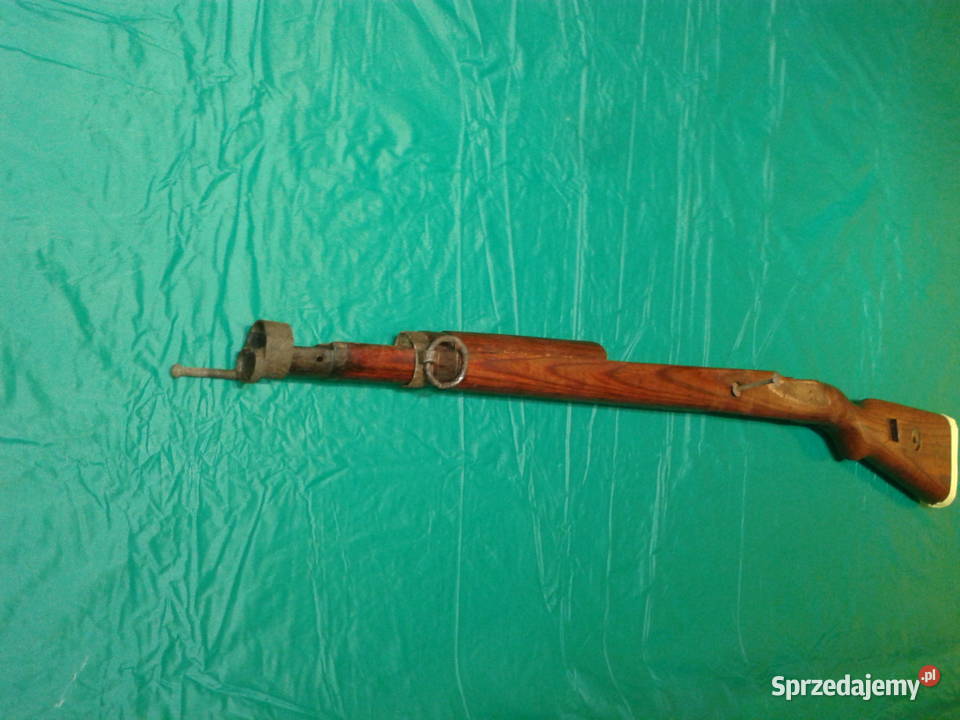 drewniana kolba Mauser 98 nakładka zaczep paska Skiereszewo