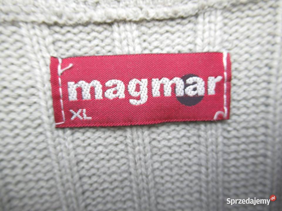 męski Sweter XL Magmar zielony ciepły Dębica