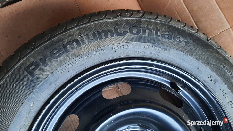 koło zapasowe 15 dojazdowe ford 4x108 et27 19565 Dębno sprzedam