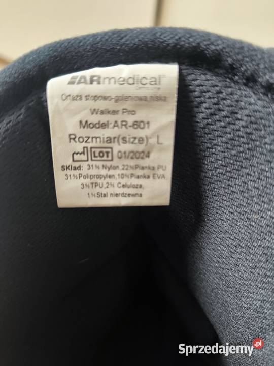 Orteza stopowogoleniowa z pompką powietrza łódzkie Łódź