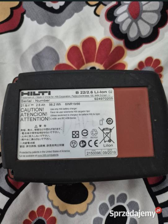 Akumulator Hilti B2226 Poznań