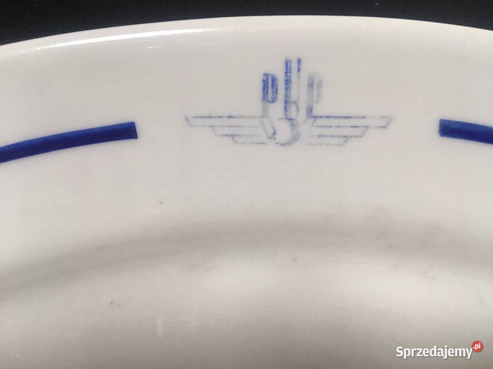 PRL PKP Bogucice porcelana patera talerz Kołobrzeg