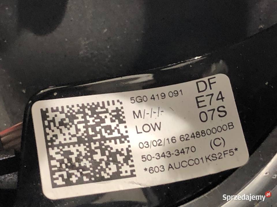 KIEROWNICA VW GOLF VII 5G0419091DF osobowe