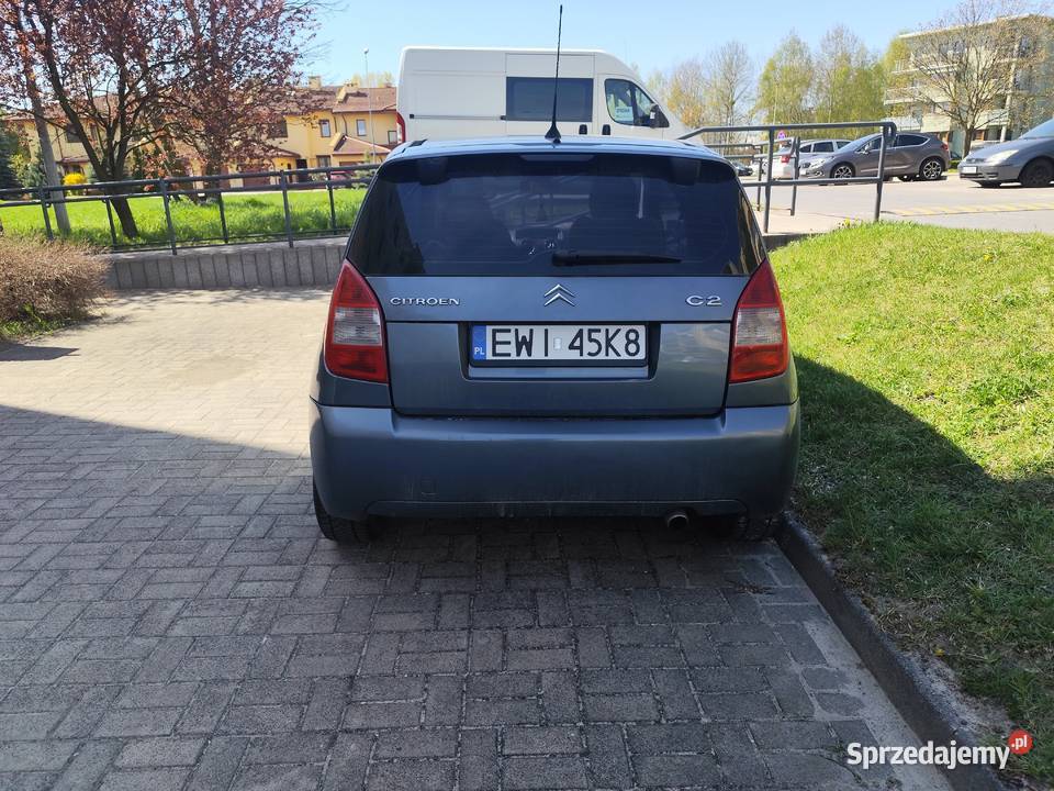 Citroen C2 wersja S tanio 2007 14 HDi niskie Rok produkcji 2007 Zgierz