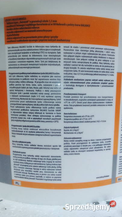 Tynk silikonowy BOLIX wiadro 35 Ściany i elewacje zachodniopomorskie Szczecin