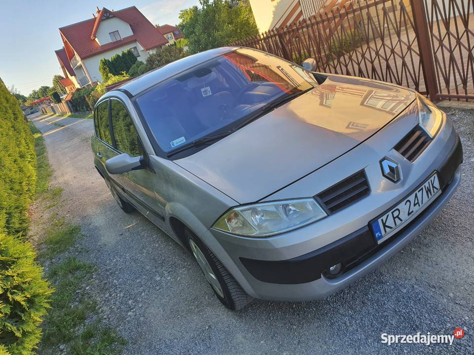 RENAULT MEGANE 16 BENZYNA 2005 serwisowany w ASO Łęg Tarnowski
