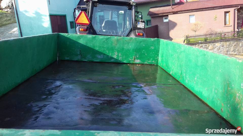 Przyczepa rolnicza dwu osiowa kiper na dwie nieuszkodzony Nowy Sącz