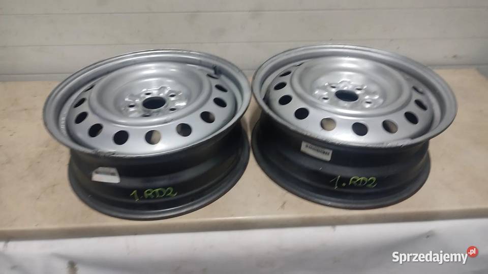 1RD2FELGA STALOWA 6JX16 5X100 ET45 TOYOTA YARIS Dystanse świętokrzyskie sprzedam