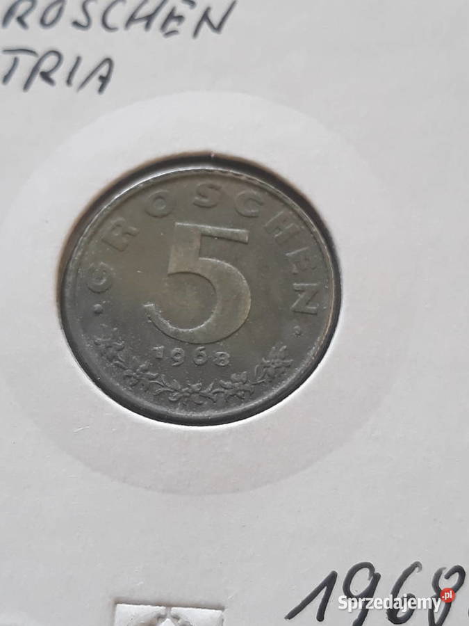 5 Groschen Austria 1968 r