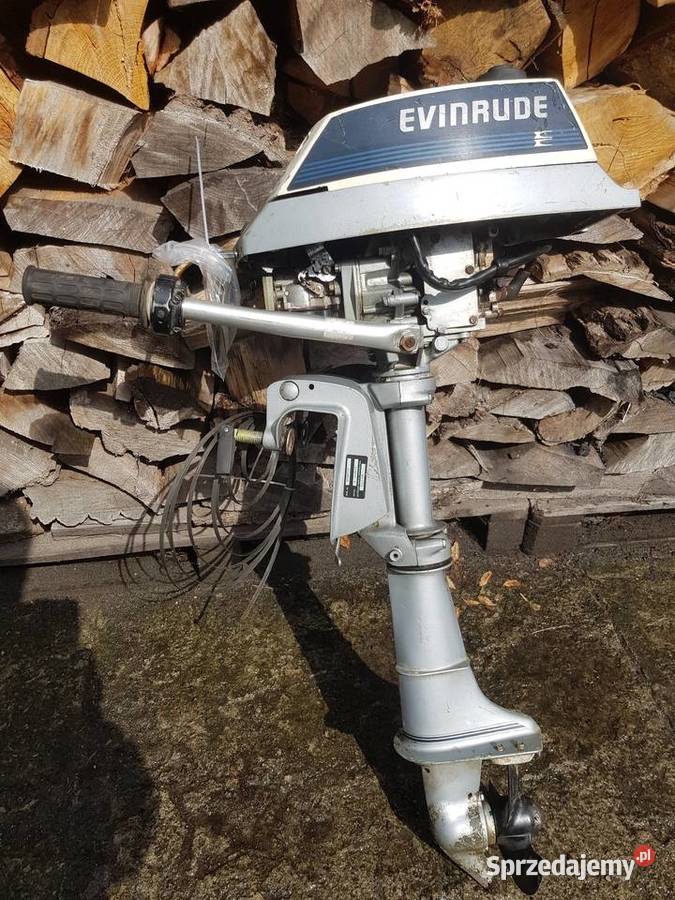 Evinrude 4 Do łodzi łódki jachtuSilnik zaburtowy Sport i Wypoczynek