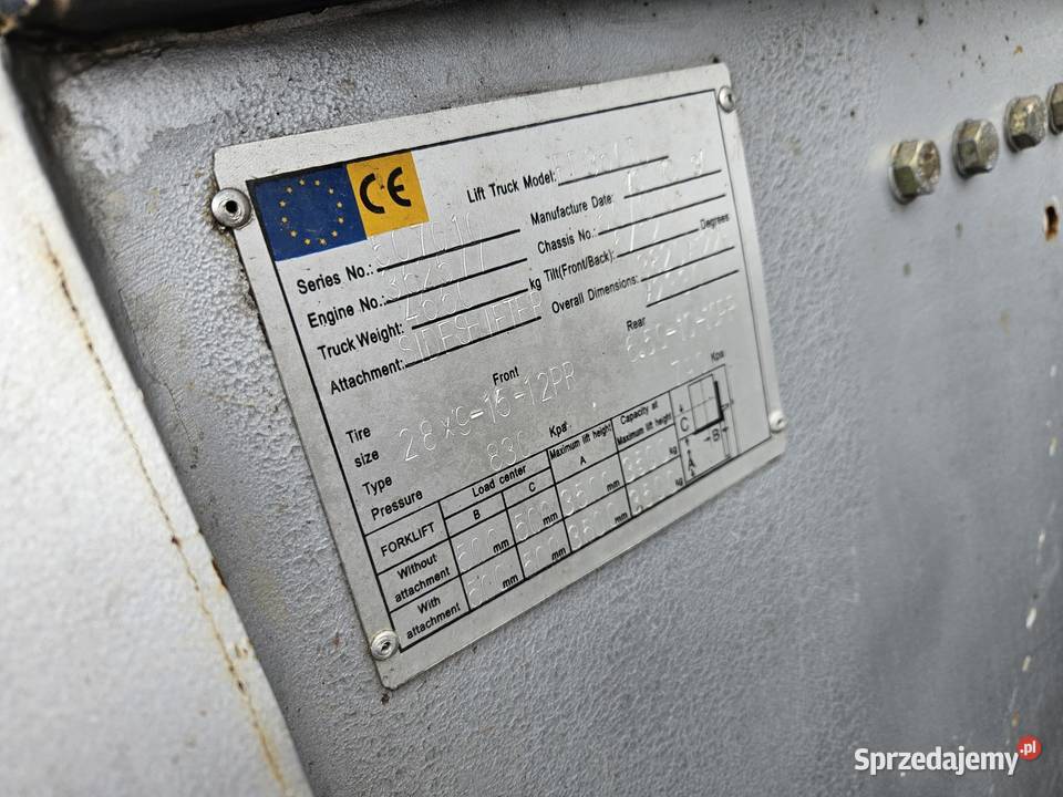 Wózek widłowy Power Liff FD35 35t diesel Karsin sprzedam