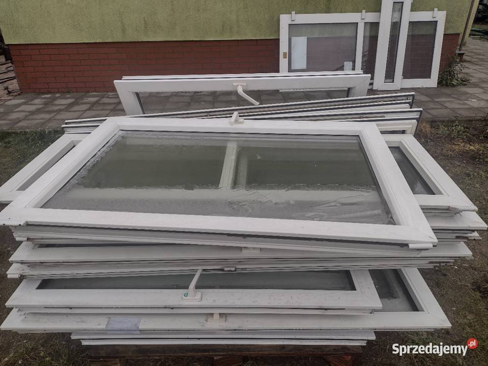 Okna szklarnia skrzydło szyba PCV