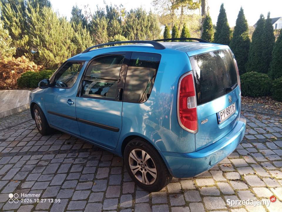 Skoda Roomster 16 LPG KLIMA CZUJNIKI NOWE Rok produkcji 2007 Piła sprzedam
