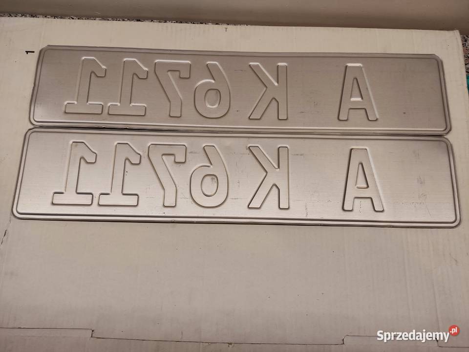 Tablica rejestracyjna Niemcy 2 sztuki AK6711 opolskie
