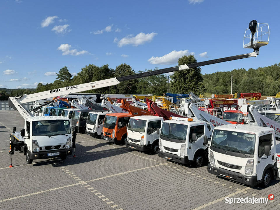 Nissan Cabstar NT400 Zwyżka Podnośnik Koszowy biały Widełki sprzedam
