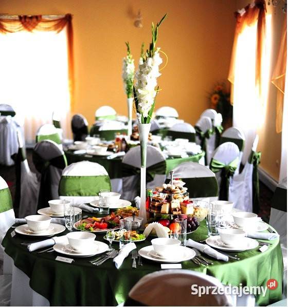 Kompletne wyposażenie restauracji domu weselnego Stobierna
