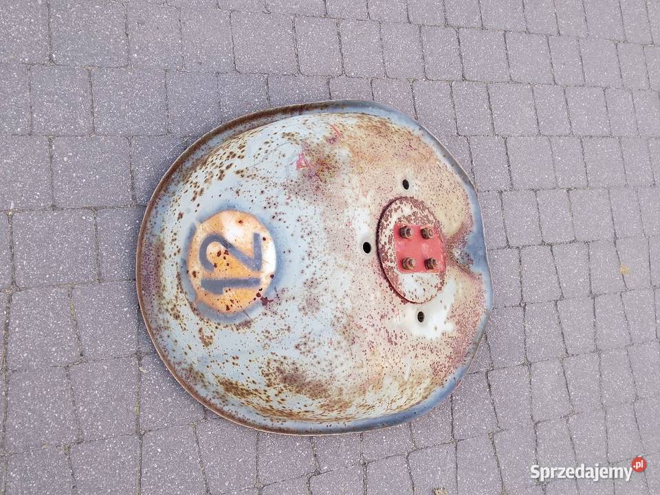 Stare siedzisko siedzenie metalowe Ursus PRL 50cm świętokrzyskie Mirzec