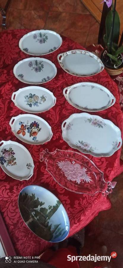 Patera drobne różane bukiety Epiag Porcelana i szkło Gdańsk sprzedam