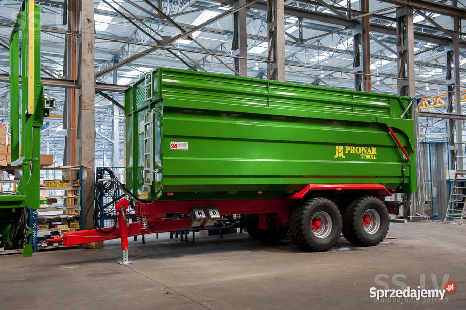 Przyczepa skorupowa rolnicza Pronar T700XL 147T nieuszkodzony Sulejów sprzedam