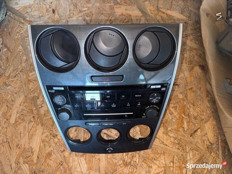 Panel środkowy radio Mazda 6 Motoryzacja Ostrów Wielkopolski sprzedam