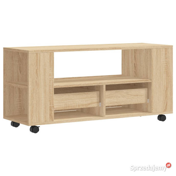 Szafka pod TV dąb sonoma 102x345x43 materiał Warszawa