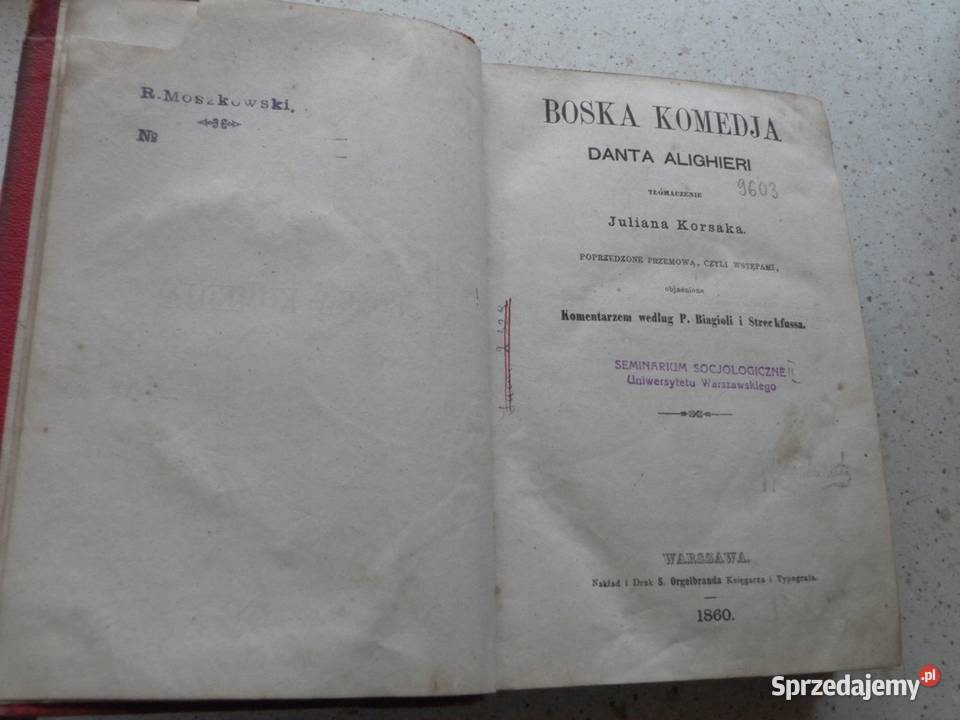 Książka Boska komedia mazowieckie Myszyniec