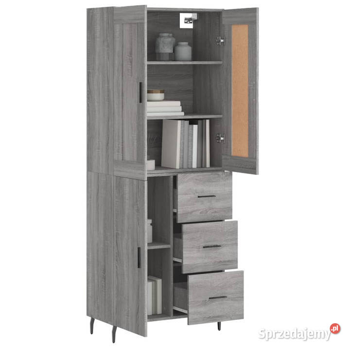 Witrynka szary dąb sonoma 695x34x180 materiał Warszawa