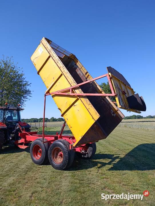 Przyczepa wywrotki 69 ton skorupa tandem Muller