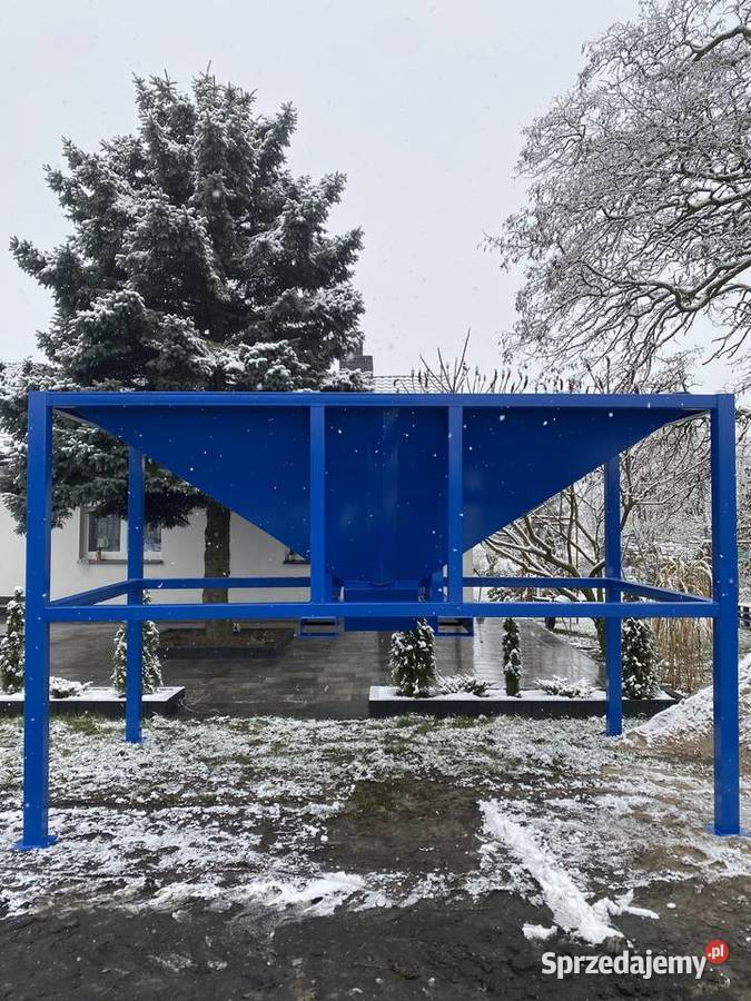 Kosz zasypowy paczkarka Bufor przyjęciowy do big łódzkie Niedrzew Pierwszy