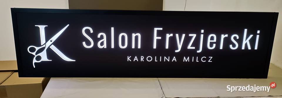 Baner Salon Fryzjerski podświetlany Fryzjerstwo i kosmetyka kujawsko-pomorskie