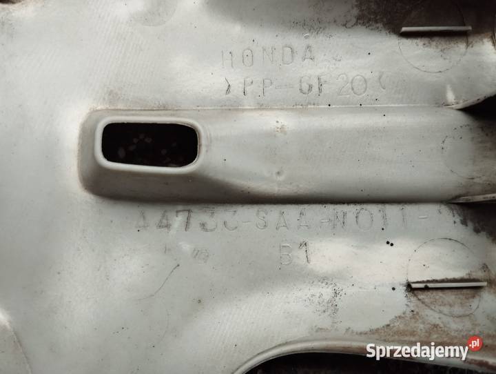Kołpak Honda 14 44733SAAN011 Jazz pojedyncza Akcesoria śląskie Kamieniec