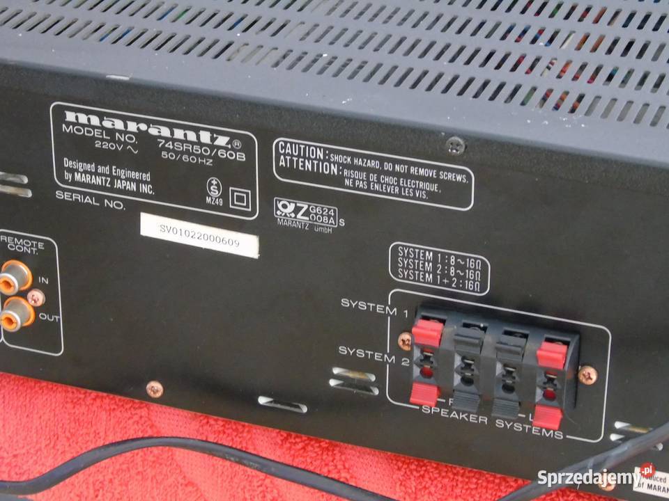 Japoński amplituner Marantz SR50 sprawny DOSTAWA Jasło