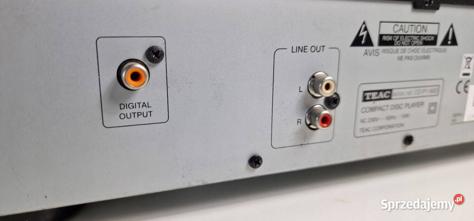 TEAC odtwarzacz CD player P1160D CDP1160D Międzychód sprzedam
