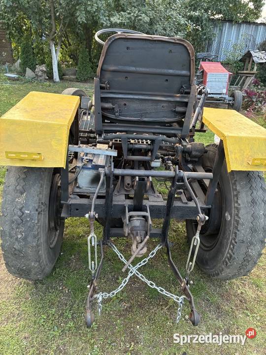 Mini traktorek własnej konstrukcji Silnik i Łódź sprzedam