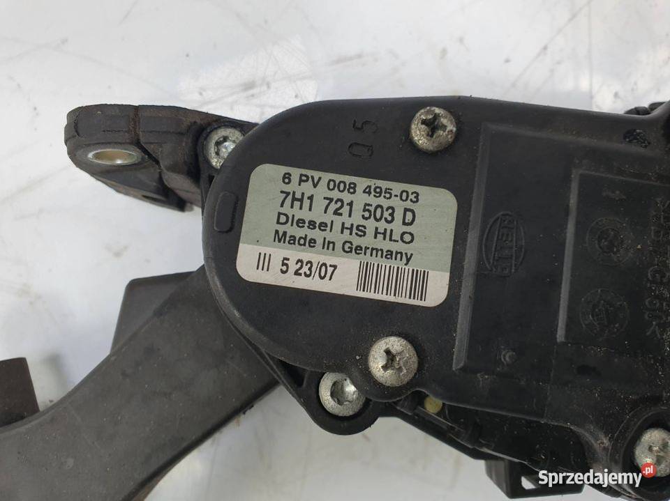 PEDAŁ VOLKSWAGEN TRANSPORTER T5 7H1721503D kujawsko-pomorskie Lipno sprzedam