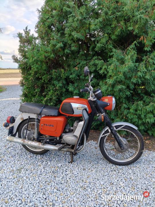 Motocykl MZ TS 125 deluxe 1984r z dokumentami do Kalisz