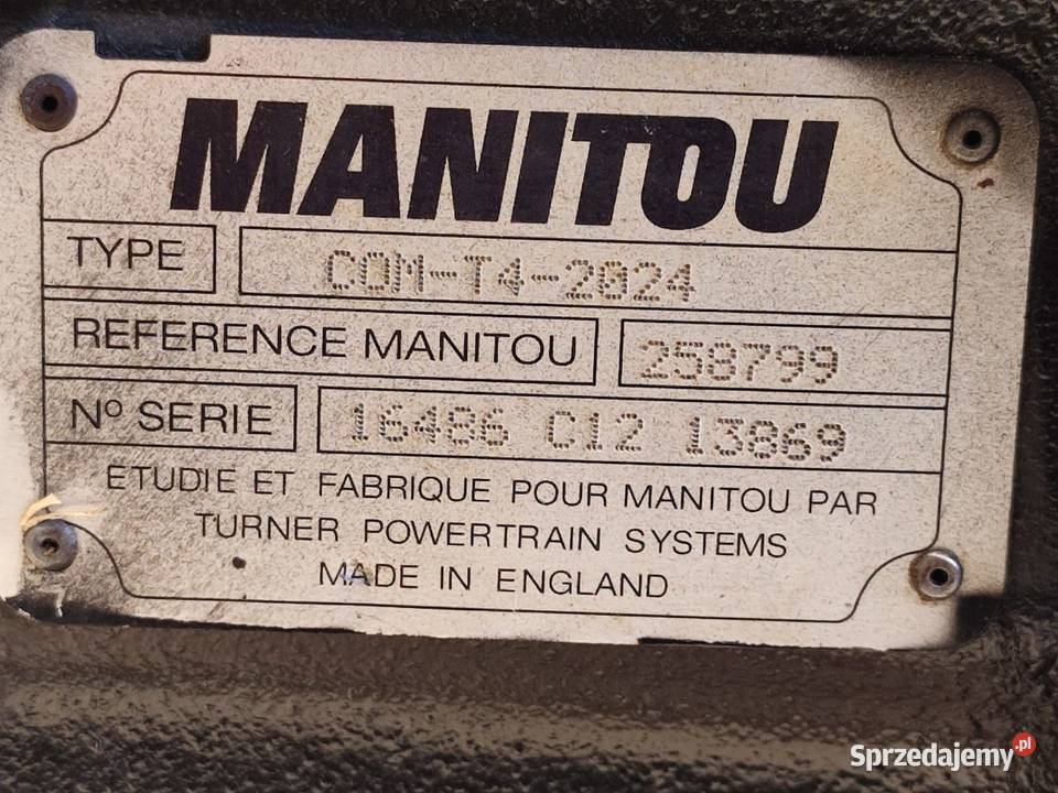 Skrzynia biegów 258799 Manitou COMT42024