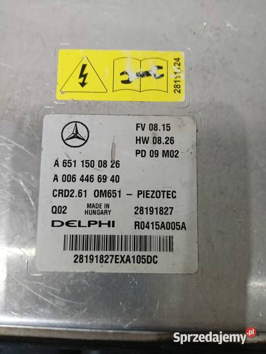 Jednostka sterująca wtryskiem paliwa sterownik sprzedam
