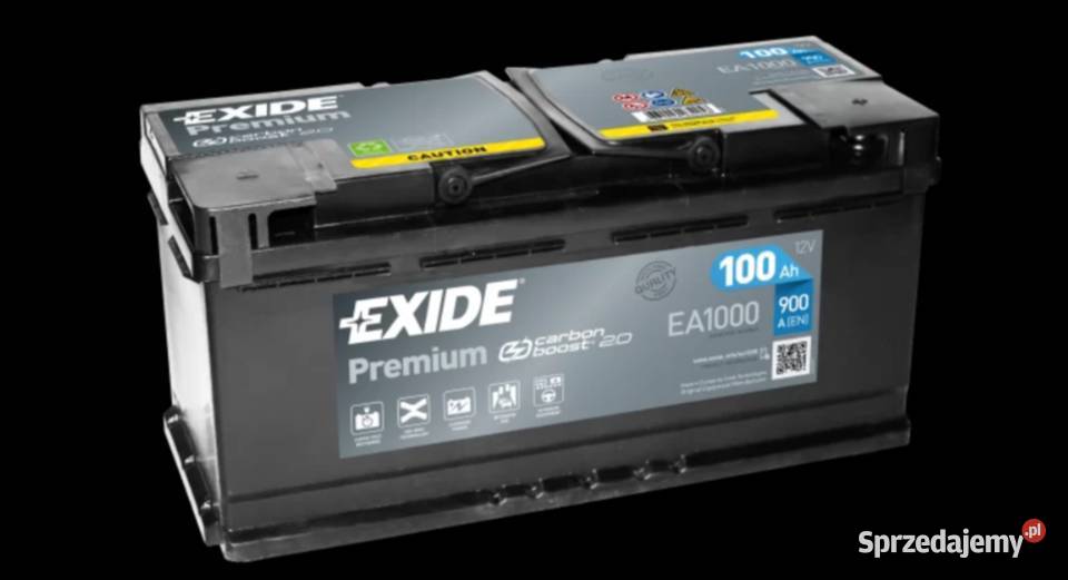 Akumulator Exide Premium 100Ah 900A EN PRAWY Elbląg sprzedam