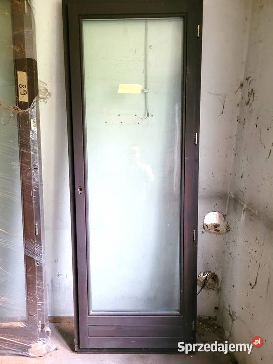 okno drzwi drewniane balkonowe 80x221 opolskie Turawa