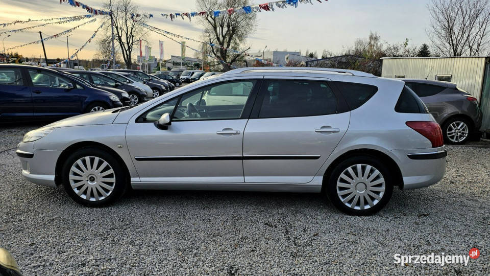 Peugeot 407 SW 22 BenyznaSuper Wyposażenie Rok produkcji 2005 Samochody osobowe Świdnica