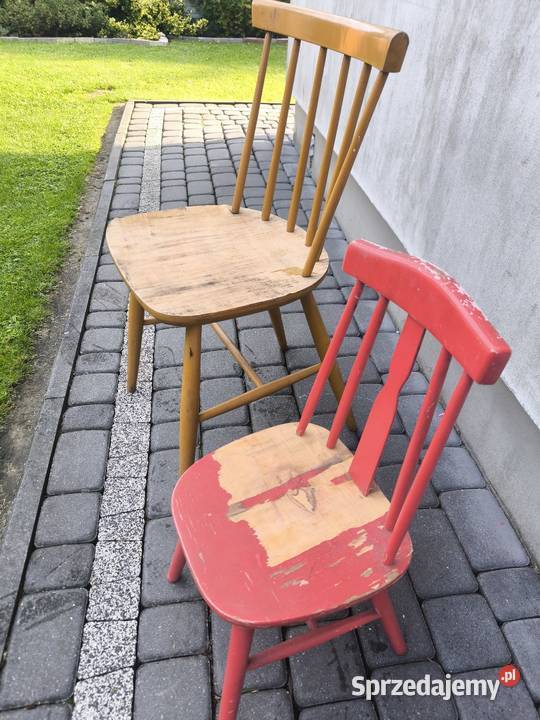 Zabytkowe dwa patyczaki duży i mamy solidne Radomsko