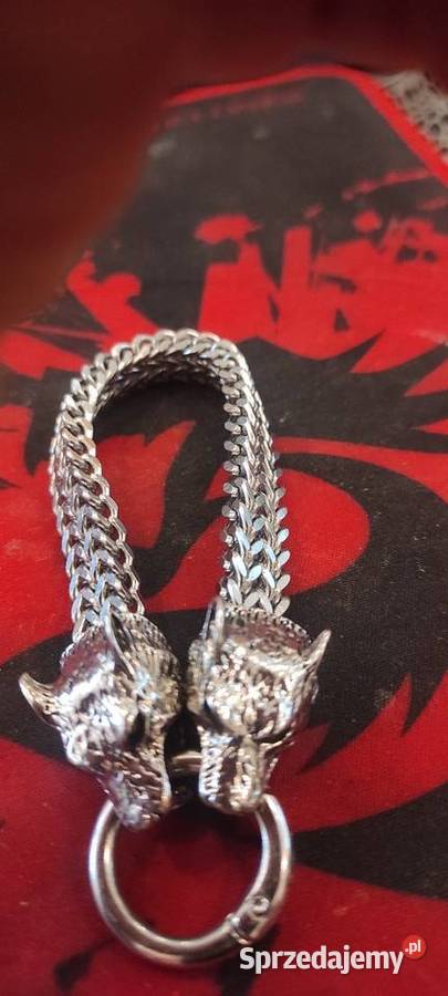 Stal 316 wilki bransoleta męska viking Uniseks Piekary Śląskie
