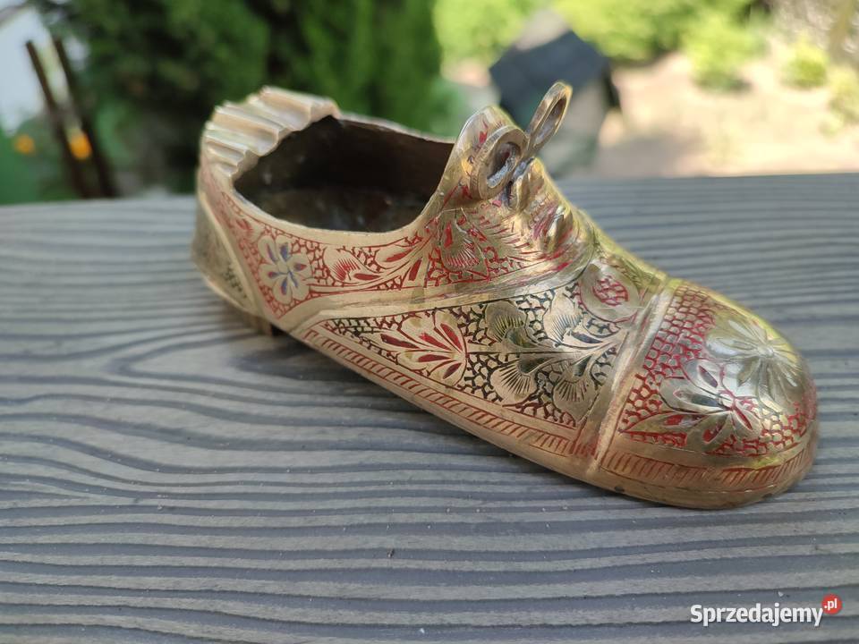 Popielniczka mosiężna but Bydgoszcz