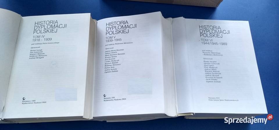 Historia dyplomacji polskiej 16 Biskup Wójcik Podręczniki Gdańsk
