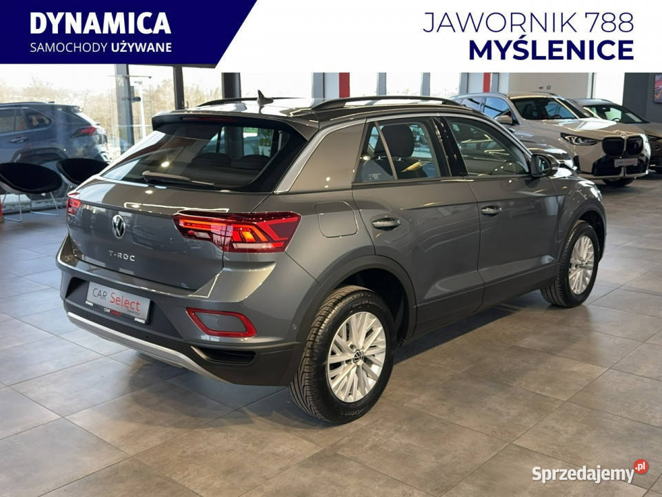 Volkswagen TRoc VAT 23 Life 15TSI 150 DSG 2023 r relingi dachowe T-Roc małopolskie Myślenice
