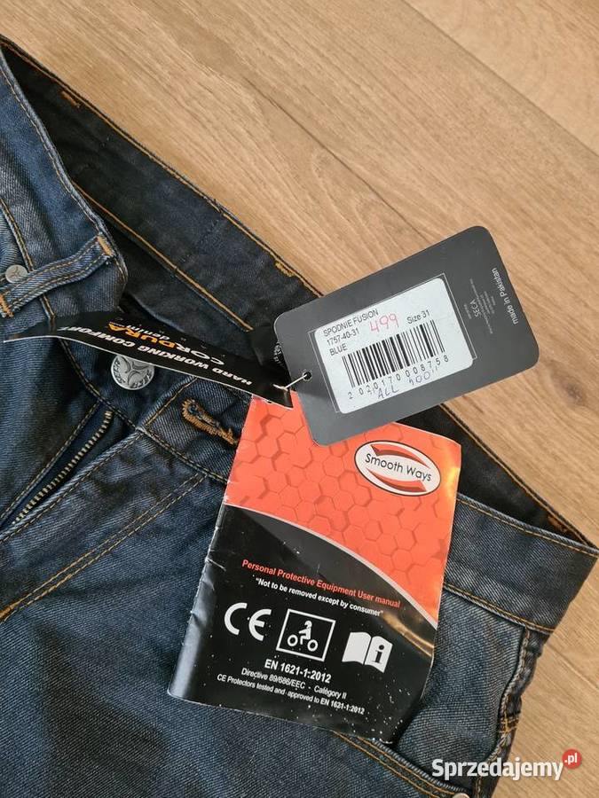 Spodnie Jeans na motor seca rozmiar 31 niebieski małopolskie Kraków